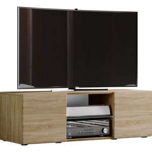Lowina95 TV-meubel 2 deuren 2 laden eik decor.