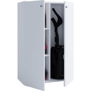 Putzschrank ""Lona Mini"" mit Türen Weiß