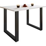 VCM Premium Houten Eettafel Keukentafel Eettafel Xona U Zwart Premium Houten Eettafel Keukentafel Eettafel Xona U Zwart