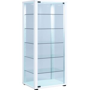 Standvitrine ""Kavisa L"" Weiß