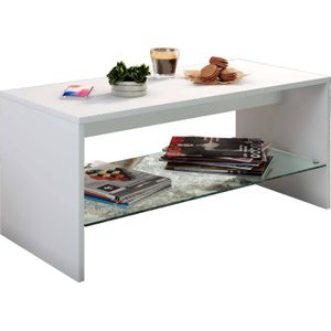 VCM Houten Salontafel Sofatafel Woonkamertafel Bijzettafel Lade Glas Wisal Houten Salontafel Sofatafel Woonkamertafel Bijzettafel Lade Glas Wisal