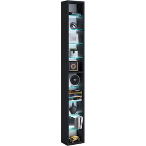 VCM Houten wandplank Hangende plank Boekenplank Wandplank Deco glas Rasato XL Houten wandplank Hangende plank Boekenplank Wandplank Deco glas Rasato XL