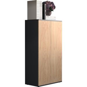 VCM Holz Kommode  Sideboard mit Drehtüren  Maße ca. H. 108 x B. 60 x T. 32 cm - Dalosa 3