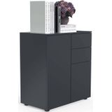 VCM my home Kommode Dalosa, 918338 anthrazit 70,0 x 39,0 x 76,5 cm