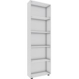 VCM Holz Aufbewahrung Stand Regal Bücherregal Deko Bücher Standregal Bulas 5 Fächer