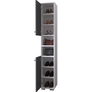 VCM Houten smalle schoenenkast Schoenenkast gangmeubel Gados M Houten smalle schoenenkast Schoenenkast gangmeubel Gados M