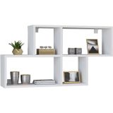 VCM Houten Wandplank Hangende Boekenkast Muurplank Decobord Lusas Houten Wandplank Hangende Boekenkast Muurplank Decobord Lusas