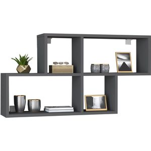 VCM Houten Wandplank Hangende Boekenkast Muurplank Decobord Lusas Houten Wandplank Hangende Boekenkast Muurplank Decobord Lusas