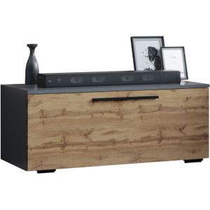 VCM Houten TV lowboard Meubel TV meubel Tafel Console TV tafel Arila S Houten TV lowboard Meubel TV meubel Tafel Console TV tafel Arila S