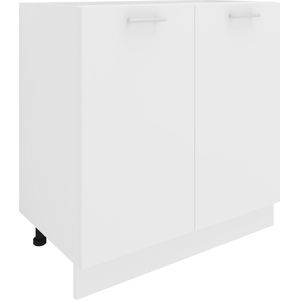 VCM onderkast, 2 deuren, houtmateriaal, wit, one-size