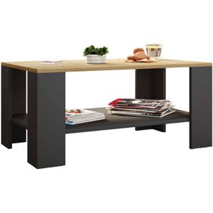 VCM Houten Bijzettafel Salontafel Sofa-tafel Woonkamertafel Dalus Houten Bijzettafel Salontafel Sofa-tafel Woonkamertafel Dalus