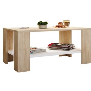 VCM Houten Bijzettafel Salontafel Sofa-tafel Woonkamertafel Dalus Houten Bijzettafel Salontafel Sofa-tafel Woonkamertafel Dalus