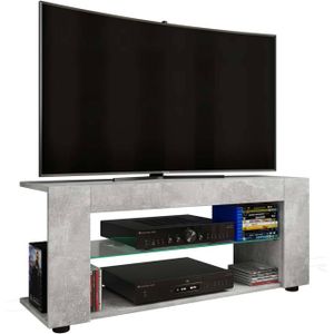 VCM Houten TV Lowboard TV Kabinet Console TV Tafel TV Glas Plexalo XL Houten TV Lowboard TV Kabinet Console TV Tafel TV Glas Plexalo XL