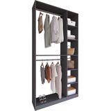 Kompaktgarderobe  ¦ grau ¦ Maße (cm): B: 110 H: 211 Flur- & Dielenmöbel > Garderoben - Sconto