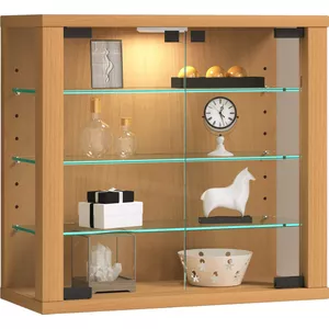 VDD Hangende vitrine voor aan de muur - glazen planken 50 VDD Hangende vitrine voor aan de muur - glazen planken 50