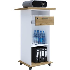 VCM Houten Tabel Meubilair Trolley Trolley Stand Beamer Projector wielen Rolbare Neta Houten Tabel Meubilair Trolley Trolley Stand Beamer Projector wielen Rolbare Neta