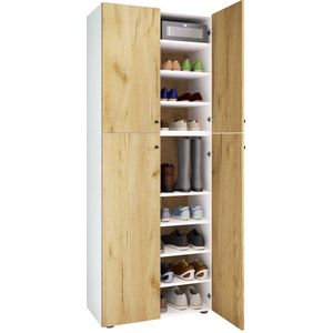 VCM - Lona - Schoenenkast - Hout - 9 Vakken