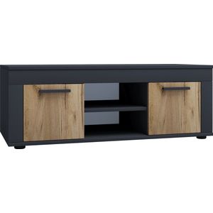 VCM Houten TV Lowboard Meubel TV Kabinet Tafel Console TV Tafel Breedte 102 cm Usilo L