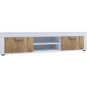 VCM - Usilo XL - TV Meubel - Hout - Breedte 160 cm - Twee Deuren