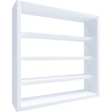 VCM Regal hängend  Maße ca. H. 40 x B. 40 x T. 10 cm  Modern und platzsparend  Wandregal - Osado S