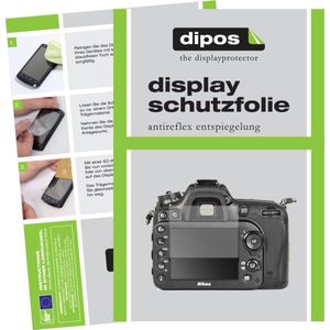 dipos I 2x Beschermfolie mat geschikt voor Nikon D7100 Folie screen-protector