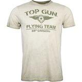 TOP GUN - Ease - T-shirt - Beige - Olijfgroen