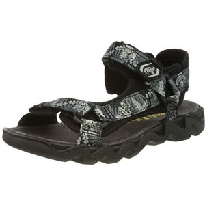 Lurchi Olly sandalen voor jongens, zwart-grijs, 31 EU