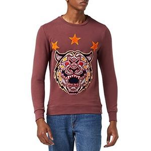 French Kick Tiger Vrijetijdshemd voor heren - rood - 41