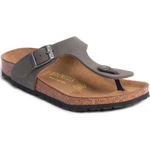 Birkenstock - Gizeh BS - Teenslippers - Zwart - Kurk