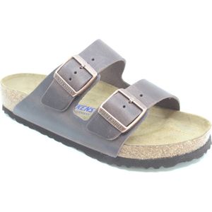 BIRKENSTOCK - Arizona - Sandalen - Bruin - Geolied Nubuckleer