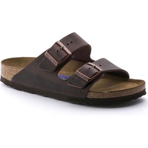 Birkenstock Arizona SFB geöltes Nubukleder Weichbettung normal Sandale