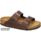 Birkenstock - maat 37- Dames - bruin donker - slippers & muiltjes