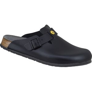 Birkenstock - Boston ESD NL - Klomp - Zwart - Bovenmateriaal