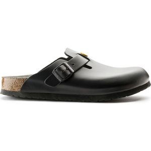 Birkenstock 61360-43-normale schoen BOSTON antistatisch/natuurlijk leer zwart maat 43-normaal voetbed, maat