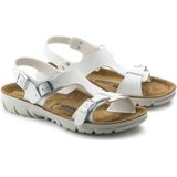 Birkenstock Saragossa Dames Sandalen - Zwart - Imitatieleer