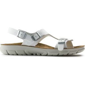 Birkenstock - Saragossa BF - Sandalen - Wit en Zwart - Dames