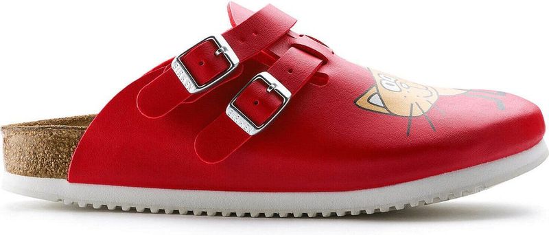Birkenstock - Kay - Klompen - Cat Red - Birko-Flor - Suède - Antislip