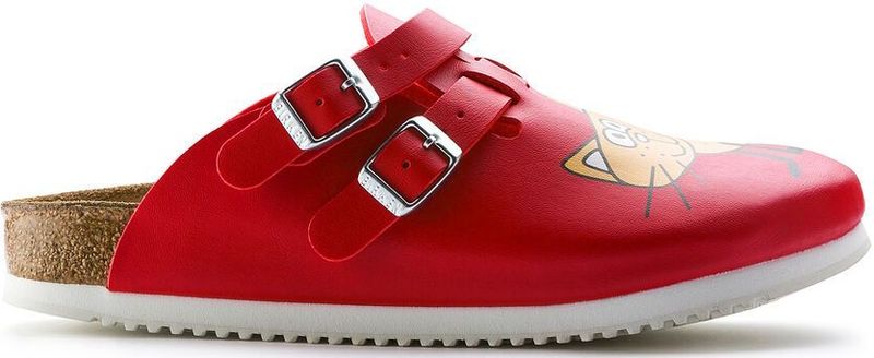 Clog Kay Superlauf, Birko-Flor, Dog Blue, schmal, Größe 39 - Birkenstock