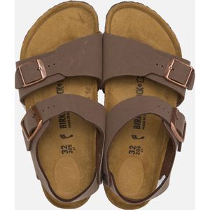 BIRKENSTOCK - New York - Sandalen - Kastanje kleur - Synthetisch materiaal