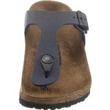 Slipper Birkenstock Kids Gizeh Birko-Flor Nubuck Navy Narrow-Schoenmaat 32