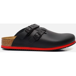 Birkenstock Kay SL Dames Werkklompen Black Narrow-fit | Zwart | Leer | Maat 40 | 582636