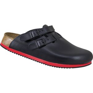 Birkenstock - Kay - Clogs - Zwart - Leer - Antislip Zool