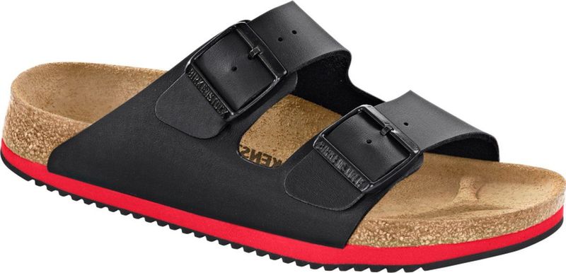 BIRKENSTOCK Sandale Arizona Super Grip Gr.41 schwarz Birko Flor DIN EN ISO 20347 - 230114-41