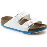 Birkenstock Heren Muil Arizona SL 54253 - Wit/Blauw - 42