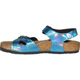 Birkenstock Rio Kinder Smal Blauwdessin