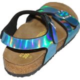 Birkenstock Rio Kinder Smal Blauwdessin