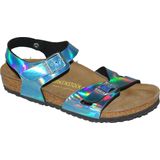 Birkenstock Rio Kinder Smal Blauwdessin