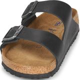 Slipper Birkenstock Unisex Arizona Soft Footbed Oiled Leather Black Regular