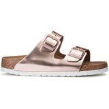 Muiltjes in leer Arizona SFB BIRKENSTOCK. Leer materiaal. Maten 40. Kastanje kleur