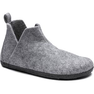 Pantoffel Birkenstock Unisex Andermatt Standard Wool Felt Light Gray Narrow-Schoenmaat 37